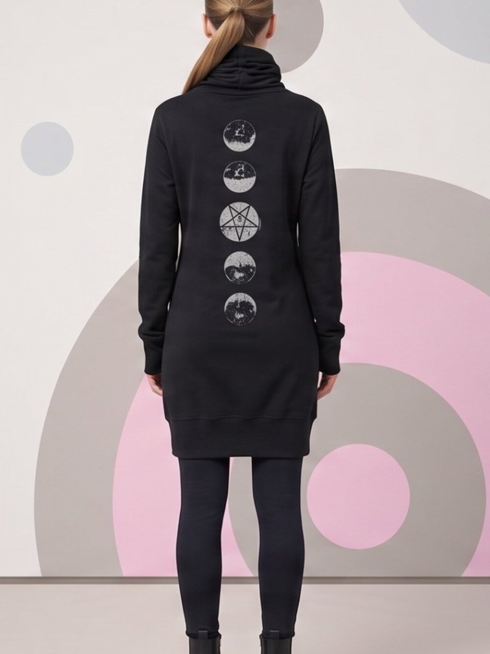 Sovrin Cardigan - black- skull = M